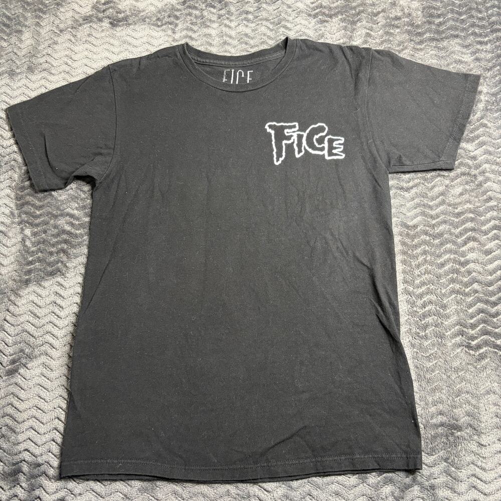 Fice Misfits Punk Band T Shirt Size Small Black